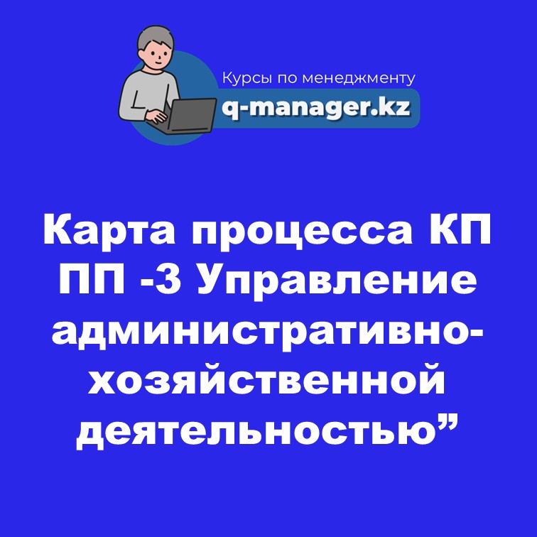 Карта процесса КП ПП -3 Управление административно-хозяйственной деятельностью”