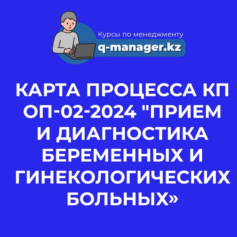 Карта процесса КП ОП-02-2024 "Прием и диагностика беременных и гинекологических больных»