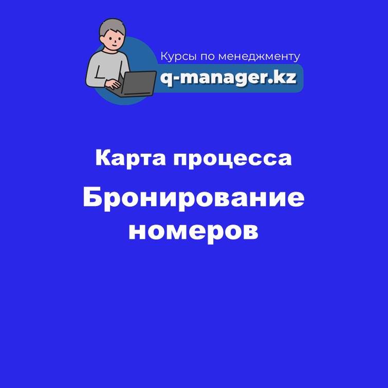 3 Карта процесса Бронирование номеров в отеле