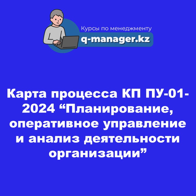 Карта процесса КП ПУ-01-2024 "Планирование, оперативное управление и анализ деятельности организации"