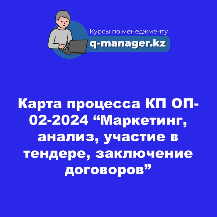 Карта процесса КП ОП-02-2024 "Маркетинг, анализ, участие в тендере,  заключение договоров"